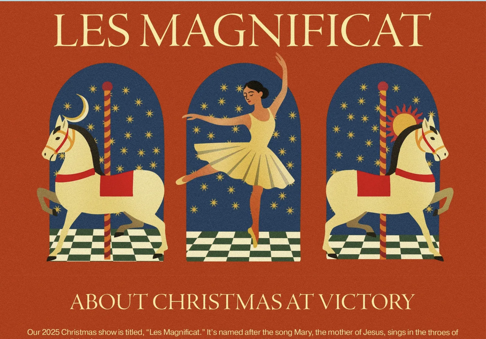 Christmas at Victory event site